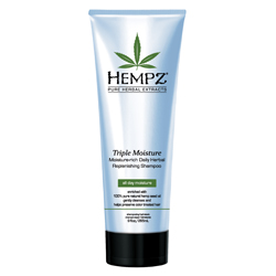 Hempz Hair Care Triple Moisture Replenishing Shampoo - Шампунь для волос, Тройное увлажнение, 265 мл