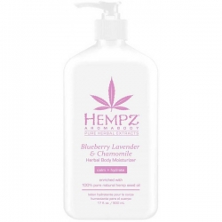 Hempz HERBAL Body Moisturizer Blueberry Lavender & Chamomile - Молочко для тела увлажняющее Лаванда, Ромашка и Дикие Ягоды 500мл