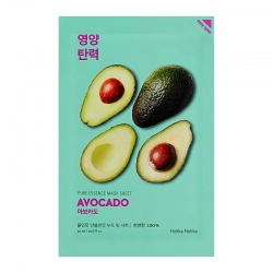 Holika Holika Pure Essence Mask Sheet Avocado - Смягчающая тканевая маска, авокадо, 20 мл