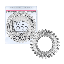 Invisibobble Power Crystal Clear  - Резинка-браслет для волос 3 штуки