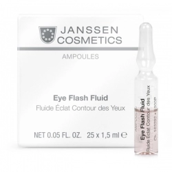 Janssen Cosmetics Ampoules Eye Flash Fluid - Увлажняющая и восстанавливающая сыворотка в ампулах для контура глаз 2мл