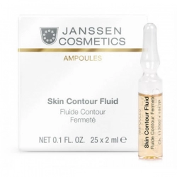 Janssen Cosmetics Ampoules Skin Contour Fluid Anti-age - Лифтинг-сыворотка в ампулах с пептидами, стимулирующими синтез эластина 2мл