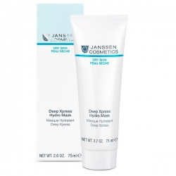 Janssen Dry Skin Deep Xpress Hydro Mask - Гель-маска для мгновенного и глубокого увлажнения 75мл