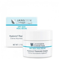 Janssen Dry Skin Hyaluron³ Replenisher Cream - Регенерирующий крем с гиалуроновой кислотой насыщенной текстуры 50мл
