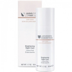 Janssen Fair Skin Brightening Night Care - Осветляющий ночной крем 50мл