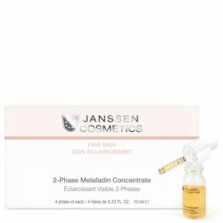 Janssen Fair Skin 2-Phase Melafadin Concentrate - Двухфазный осветляющий комплекс для лица 4*10мл