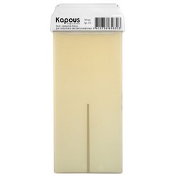 Kapous Depilations - Воск жирорастворимый Кокос, с широким роликом, 100 мл