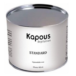 Kapous Depilations - Воск жирорастворимый Розовый Диоксидом Титаниума, 400 мл