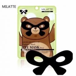 Milatte Fashiony Black Eye Mask Bear - Маска от морщин вокруг глаз, 10 мл