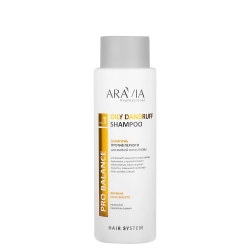 Aravia Professional Oily Dandruff Shampoo - Шампунь против перхоти для жирной кожи головы, 400 мл