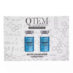QTEM Hair Regeneration - Холодный ботокс для волос Color Bomb, 2*15 мл 