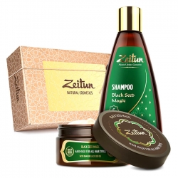 Zeitun Black Seed Magic Hair Set - Подарочный набор "Магия Черного тмина" для оздоровления волос(шамп+маска)