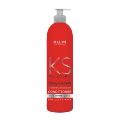 Ollin Keratin System Home - Кондиционер для домашнего ухода за осветлёнными волосами, 250 мл
