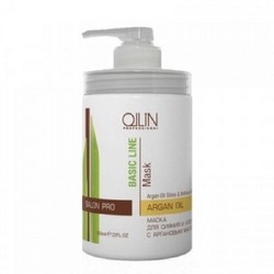 Ollin Professional Basic Line Argan Oil Shine&Brilliance - Маска для сияния и блеска с аргановым маслом, 650 мл