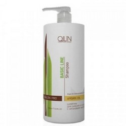 Ollin Professional Basic Line Argan Oil Shine&Brilliance - Шампунь для сияния и блеска с аргановым маслом, 750 мл
