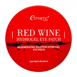 Esthetic House Red Wine Hydrogel Eye Patch - Гидрогелевые патчи для век с экстрактом красного вина, 60 шт