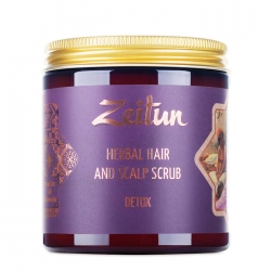 Zeitun Herbal Hair And Scalp Scrub - Скраб для головы с солью мёртвого моря и лавандой, 250г