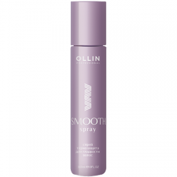 Ollin Smooth Hair Thermal protection smoothing spray - Спрей термозащитный разглаживающий, 120 мл