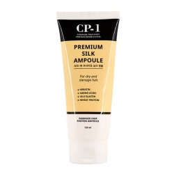 Esthetic House CP-1 Premium Silk Ampoule - Несмываемая сыворотка для волос с протеинами шёлка, 150 мл