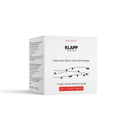 Klapp Hyaluronic Balance Triple Action Moisturizing Day + Night Cream - Увлажняющий крем День-Ночь 50мл