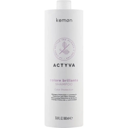 Kemon Actyva Colore Brillante Shampoo Velian - Шампунь для защиты и блеска окрашенных волос, 1000мл