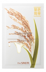 The Saem Natural Rice Mask Sheet - Маска тканевая с экстрактом риса, 21 мл