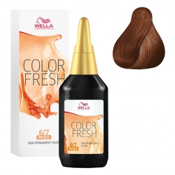 Wella Color Fresh Acid - Оттеночная краска для волос без аммиака 6/7 шоколадно-коричневый 75мл