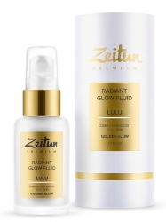 Zeitun Lulu Radiant Glow Fluid Golden Glow - Флюид для лица с золотыми светоотражающими частицами 50 мл