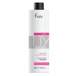 Kezy MyTherapy Post Color Neutralizing Shampoo - Шампунь, нейтрализирующий желтизну 1000 мл